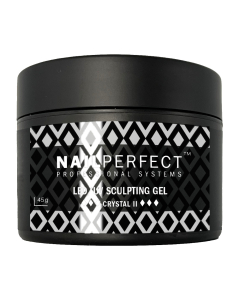 NailPerfect LED/UV Sculpting Gel Crystal II - 45gr