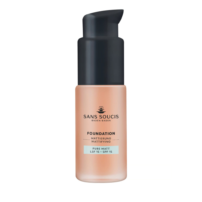 Sans Soucis Pure Matt Foundation SPF15 10 Light Beige - 30ml