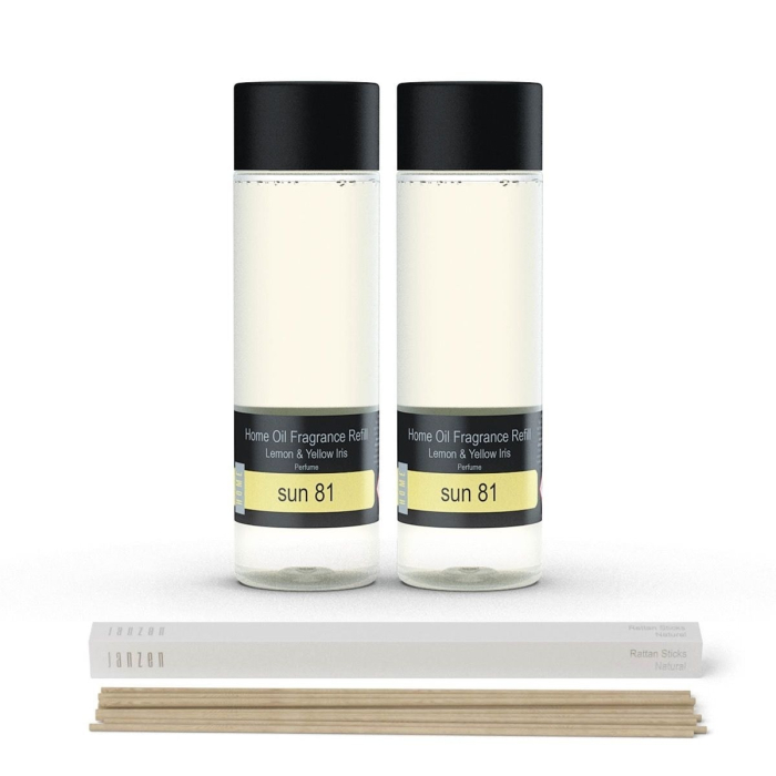 Janzen Home Fragrance Refill Sun 81 2-pack Incl. Gratis Sticks - 2x200ml