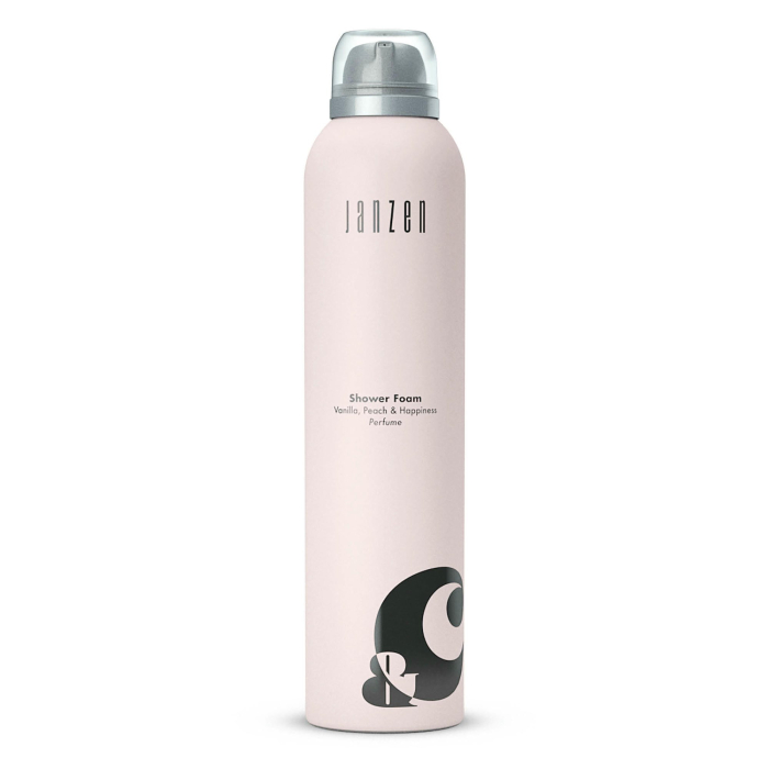 Janzen Shower Foam &C Vanilla Peach & Happiness - 200ml