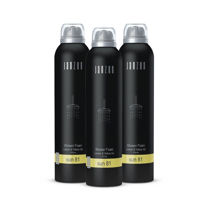 Janzen Shower Foam Sun 81 3-pack - 3x200ml