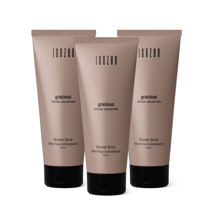 Janzen Shower Scrub Gracious 3-pack - 3x200ml