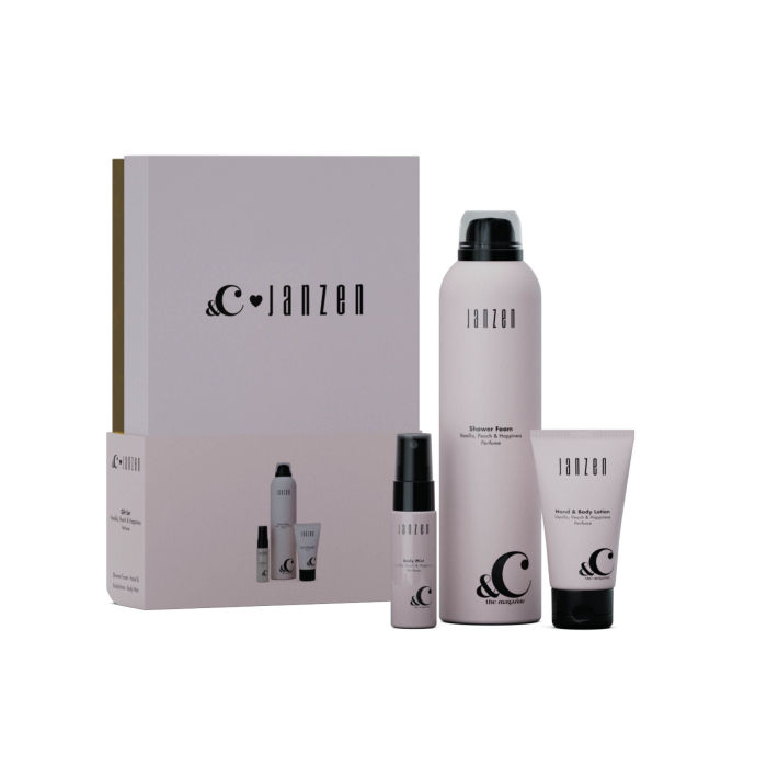 Janzen Gift Set S Body &C Vanilla Peach & Happiness