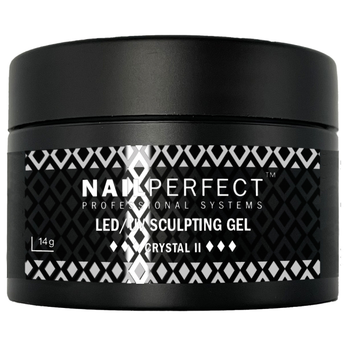 NailPerfect LED/UV Sculpting Gel Crystal II - 14gr