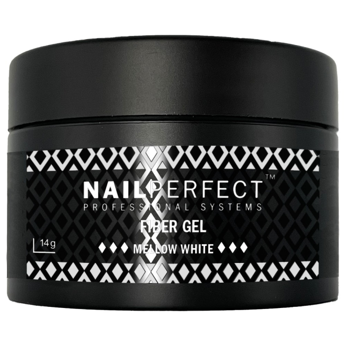 NailPerfect Fiber Gel Mellow White - 14gr