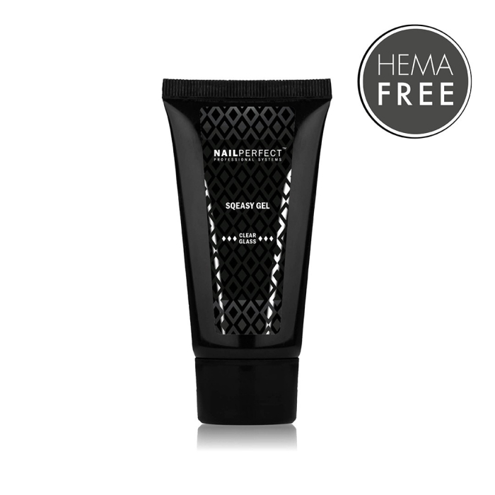 NailPerfect Sqeasy Gel Clear Glass - 60gr