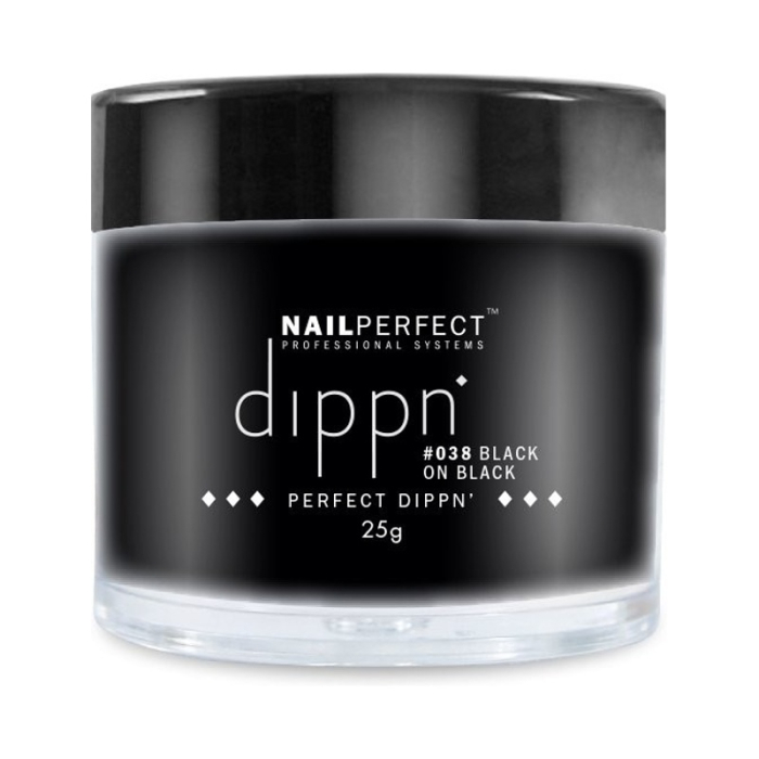 NailPerfect Dippn' #038 Black on Black - 25gr