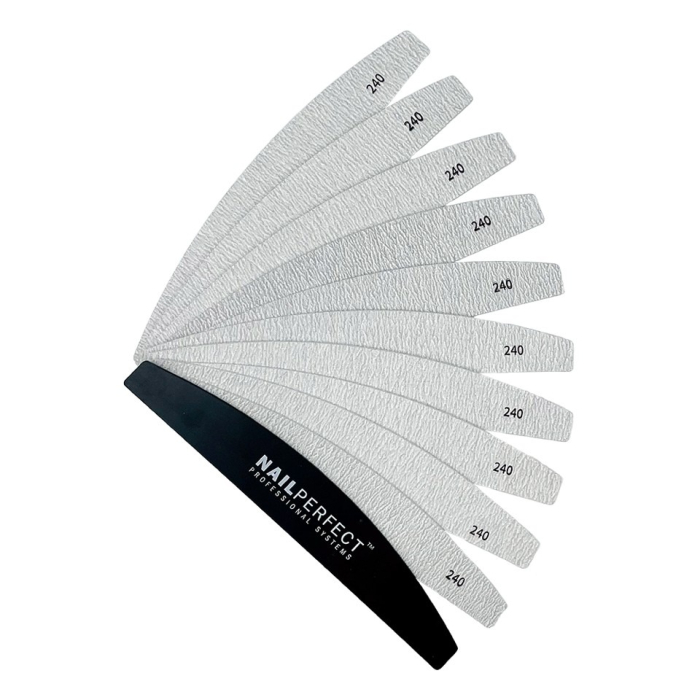 NailPerfect 240# Hygiene Files 10pcs + Core