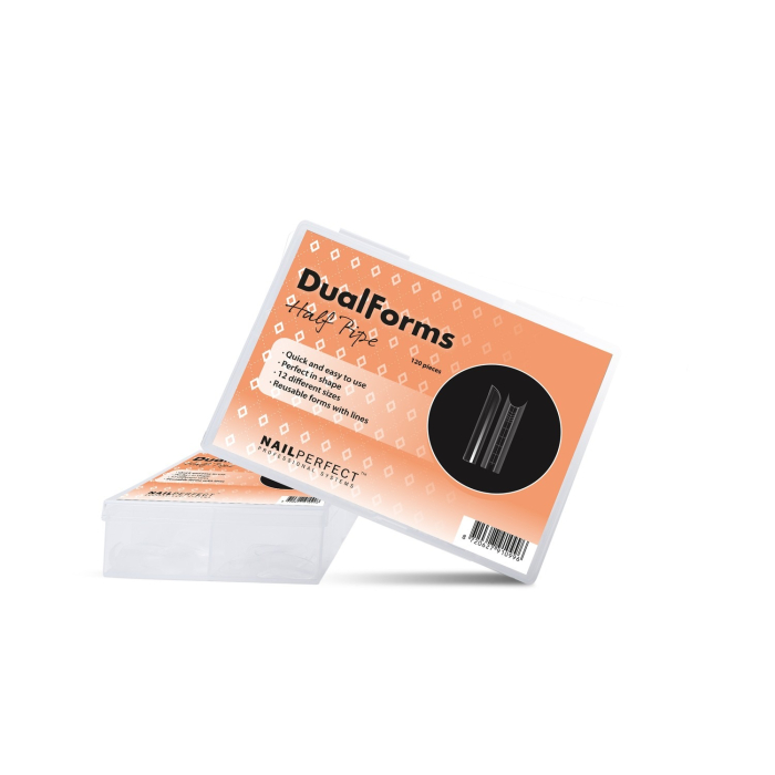 NailPerfect Dual Forms Half Pipe - 120 stk