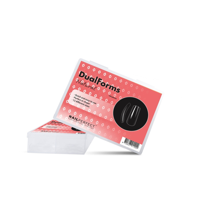 NailPerfect Dual Forms Natural - 120 stk
