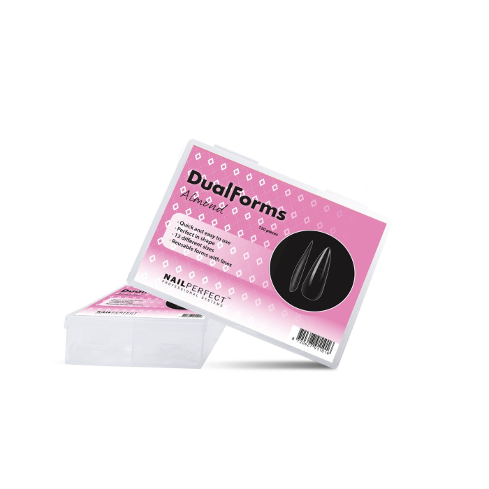 NailPerfect Dual Forms Almond - 120 stk