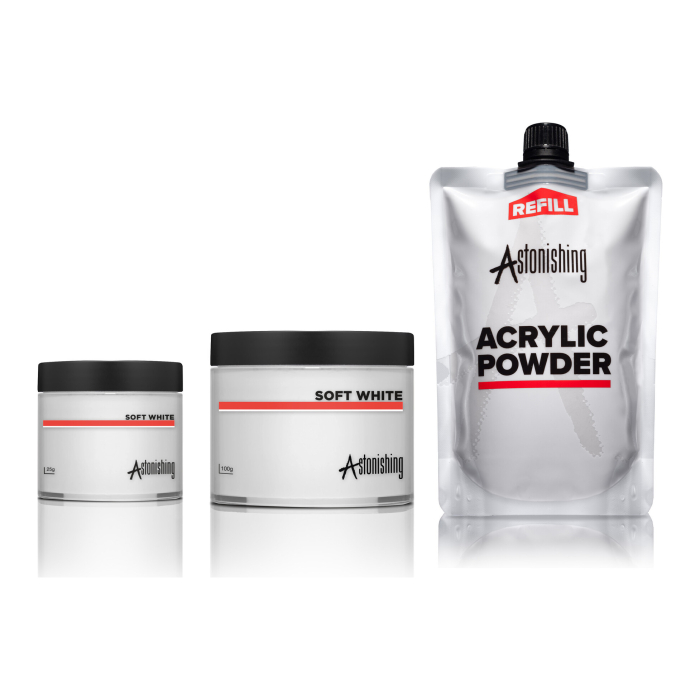 Astonishing Gelosophy Acrylic Powder Soft White - 25g