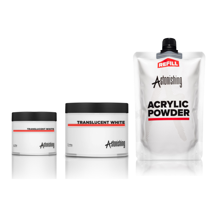 Astonishing Gelosophy Acrylic Powder Translucent White - 25g