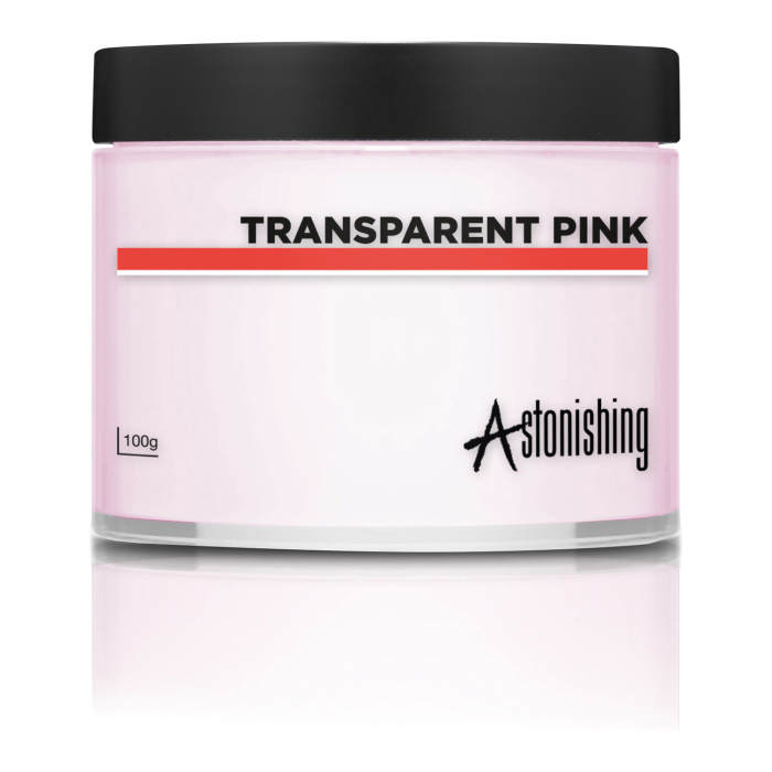 Astonishing Gelosophy Acrylic Powder Transparent Pink - 100g
