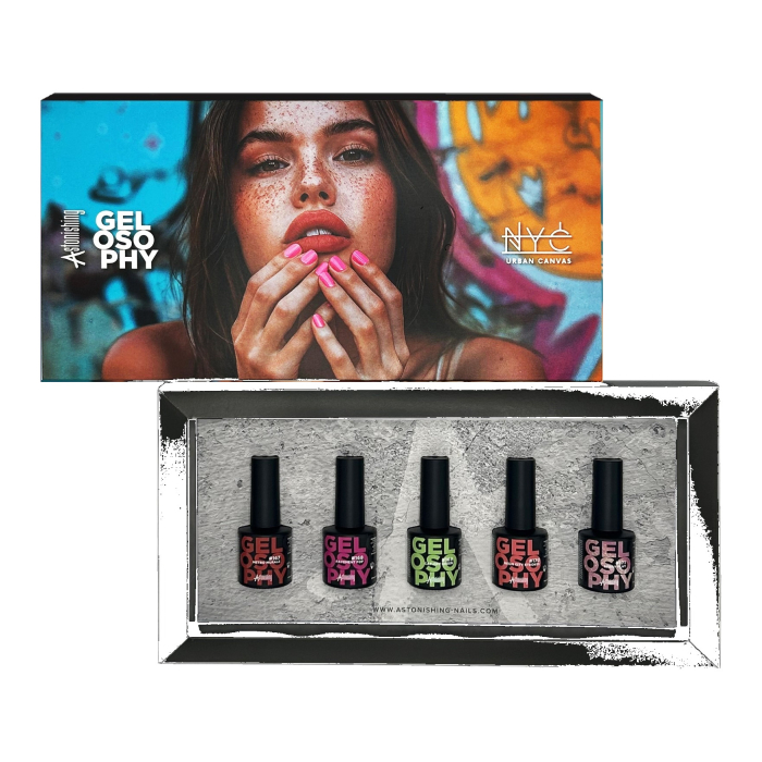 Astonishing Gelosophy NYC Urban Canvas Collection Kit - 5 stk