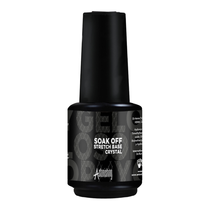 Astonishing Gelosophy Soak Off Stretch Base Crystal - 15ml