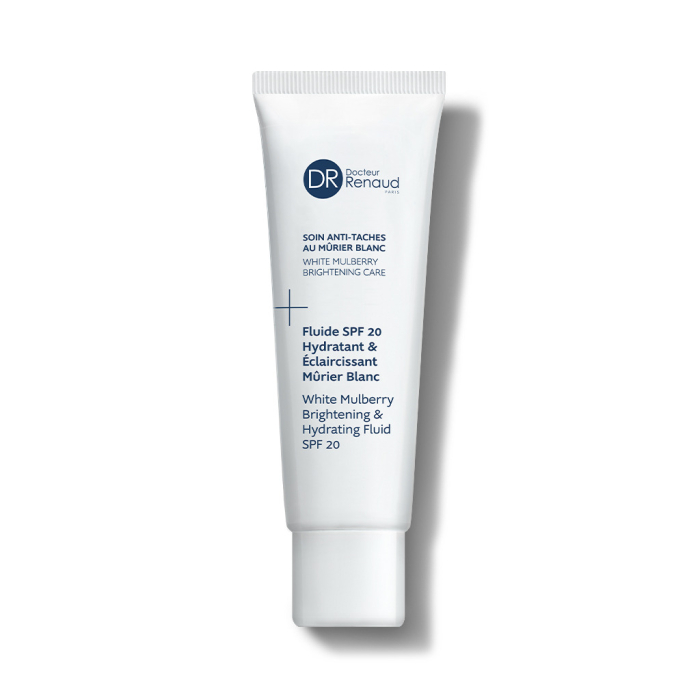 Dr Renaud Fluide Spf20 Hydratant Et Eclaircissant Murier Blanc 50 Ml