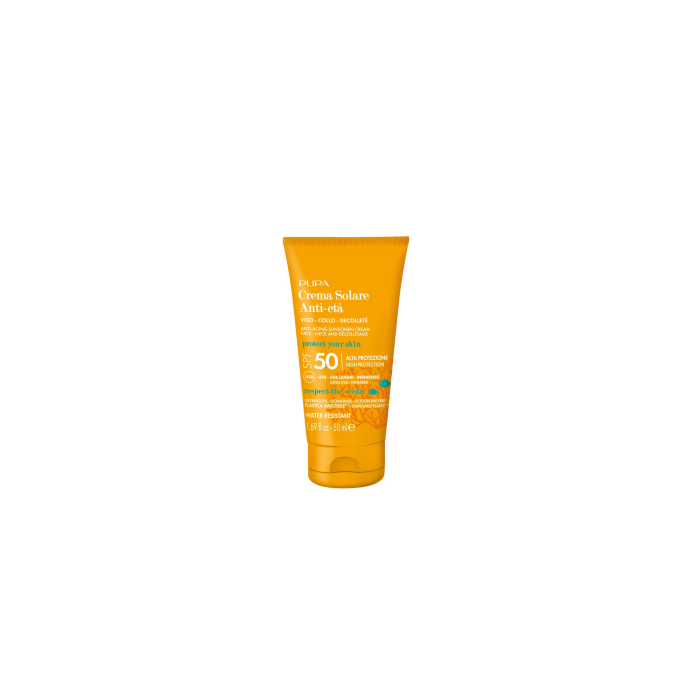 Pupa Anti Aging Sunscreen cream face-neck and decolletage spf 50