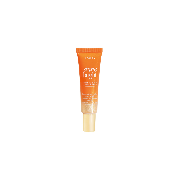 Pupa Shine Bright Fluid All Over Highlighter Golden elixir